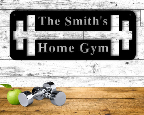 Personalized Home Gym Signs For Workout Room Personalized Metal Sign Home Gym Wall Arthome Gym Decor Personalized Gym Sign Weight Lifting