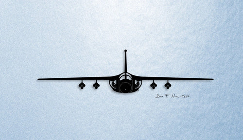 F111 Aardvark Gear Up And Loaded With 4 Pods! Usaf Tactical Attack Aircraft Metal Sign Cut Metal Sign Wall Decor