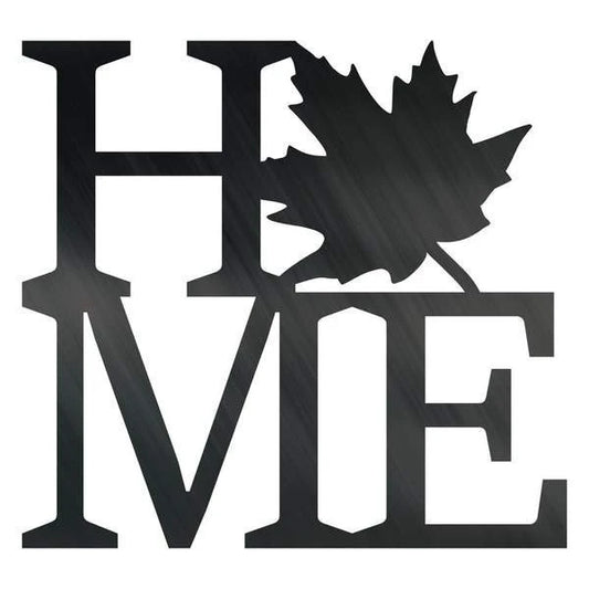 Home Stack Leaf Customized Metal Signs, Custom Metal Sign, Custom Signs, Metal Sign, Metal Laser Cut Metal Signs Custom Gift Ideas - 8 inches - metal sign