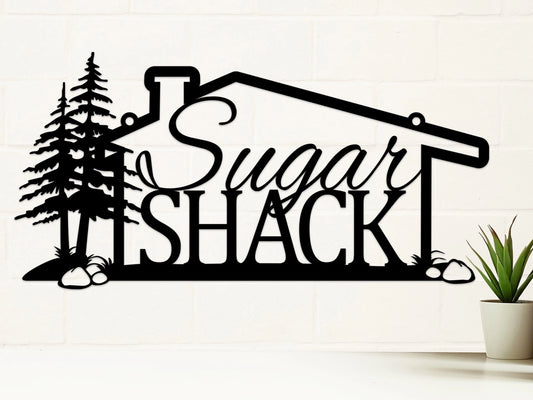 Custom Metal Sign Lake House Decor Outdoor Family Name Sign Lake House Sign Hanging Metal Sign Cabin Decor - 8 inches - metal sign
