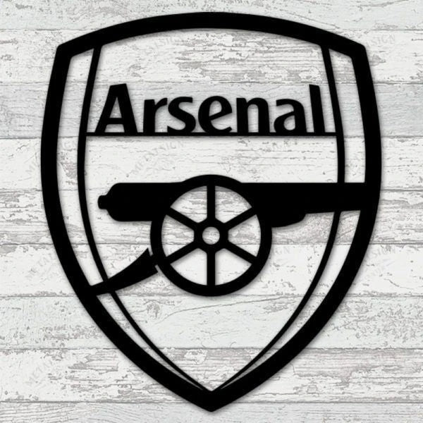 Arsenal Metal Wall Art, Metal Sign Wall Decor, Cut Metal Sign, Metal Wall Art, Metal House Sign Laser Cut Metal Signs Custom Gift Ideas