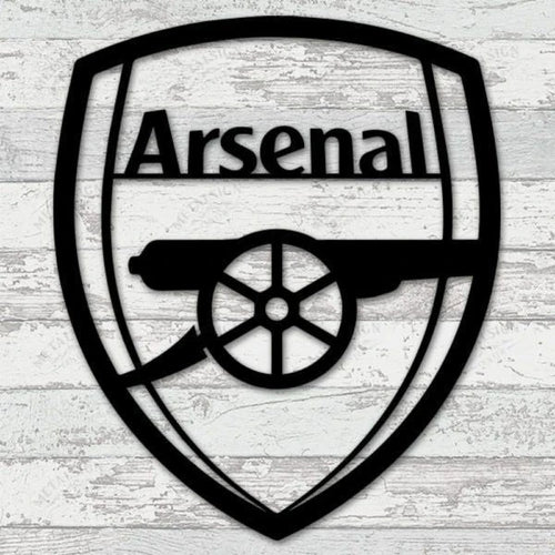 Arsenal Metal Wall Art, Metal Sign Wall Decor, Cut Metal Sign, Metal Wall Art, Metal House Sign Laser Cut Metal Signs Custom Gift Ideas