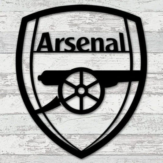 Arsenal Metal Wall Art, Metal Sign Wall Decor, Cut Metal Sign, Metal Wall Art, Metal House Sign Laser Cut Metal Signs Custom Gift Ideas
