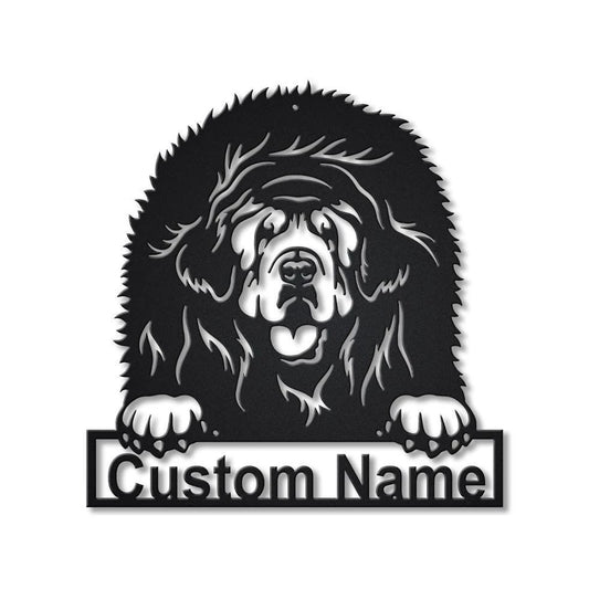 Personalized Tibetan Mastiff Dog Metal Sign Art, Custom Tibetan Mastiff Dog Metal Sign, Dog Gift - metal sign
