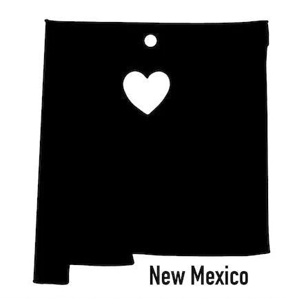 New Mexico State Ornament Cut Metal Sign Wall Decor Metal Sign Metal Art