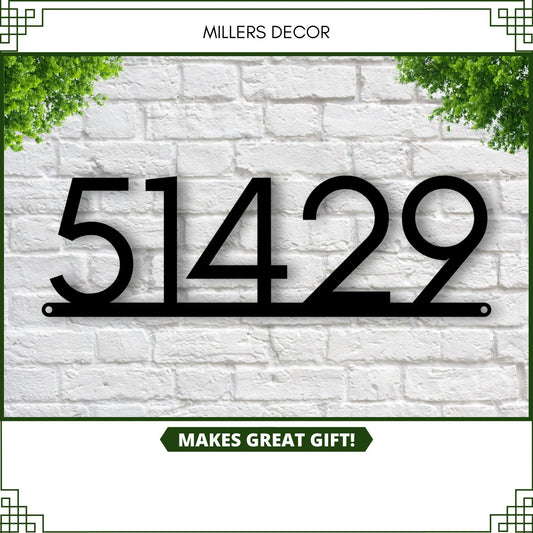 Christmas Gift, Modern Address Sign, Personalized Home Decor,house Numbers, Housewarming Gift, Address - metal sign