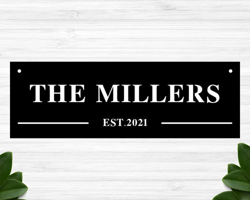 Personalized Established Date Sign Established Date Sign Est. Date Sign Est. Date Name Sign Name With Est. Date