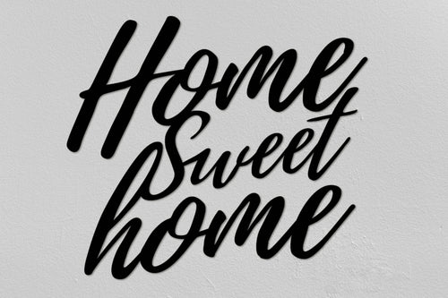 Home Sweet Home Christmas Gifts Typography Livingroom New Home Gifts Wedding Gift Black Wall Decor