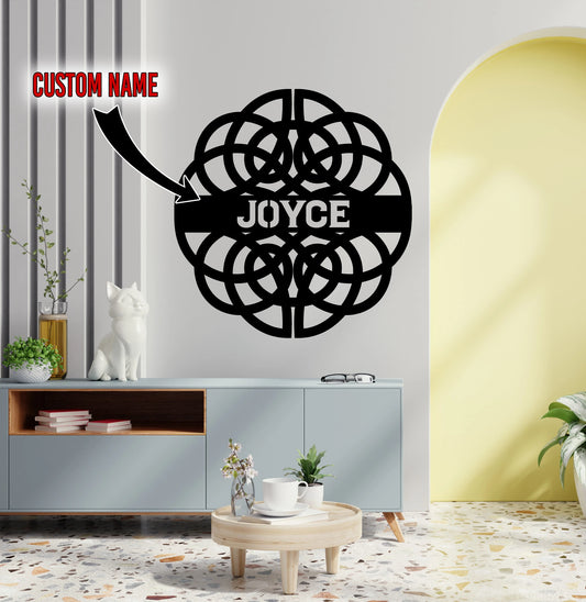 Celtic Knot Monogram Sign, Custom Celtic Name, Irish Wedding Gift, Celtic Housewarming Gift, Celtic - wedding detail
