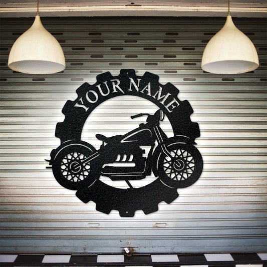 Motorcycle Classic Collection Metal Sign - 8 inches - metal sign