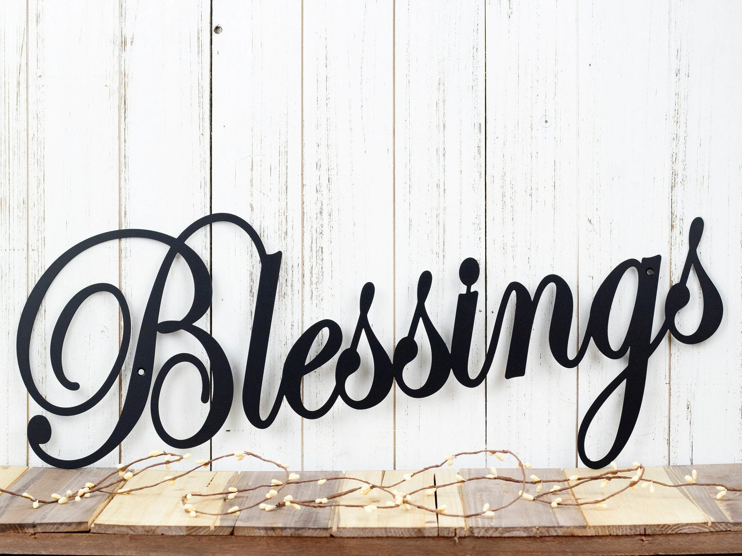 Blessings Metal Sign Metal Wall Hanging Metal Wall Decor Gift For Her Family Sign