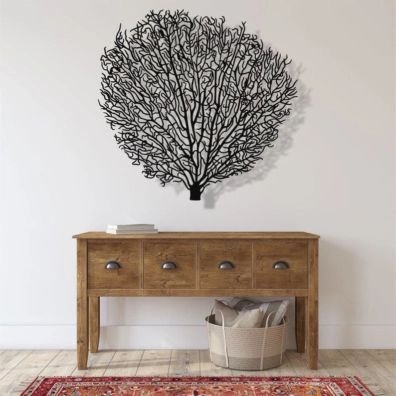 Metal Wall Decor Metal Branch Art Metal Tree Home Living Room Interior Decoration Wall Hangings