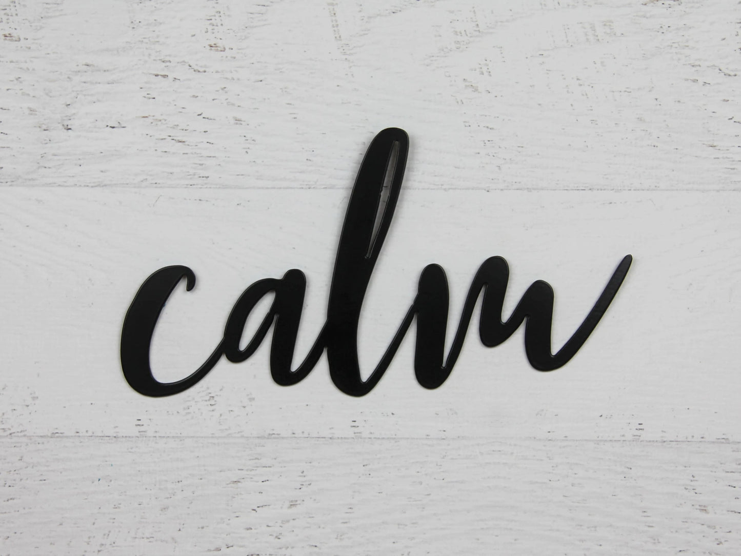 Calm Sign Calm Word Decor Calm Calligraphy Decor