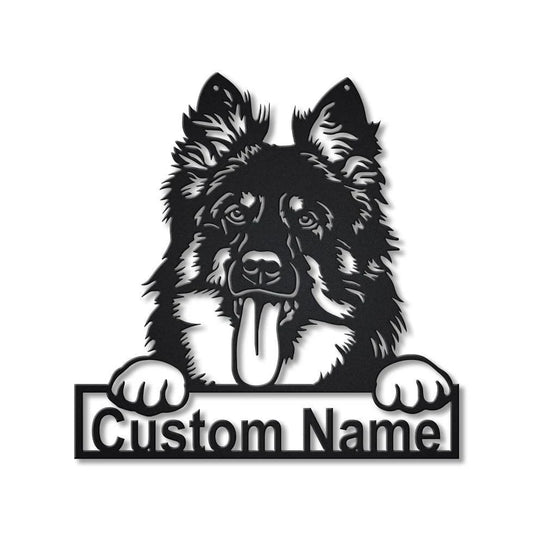 Personalized Bohemian Shepherd Dog Metal Sign Art, Custom Bohemian Shepherd Dog Metal Sign, Dog Gift - metal sign