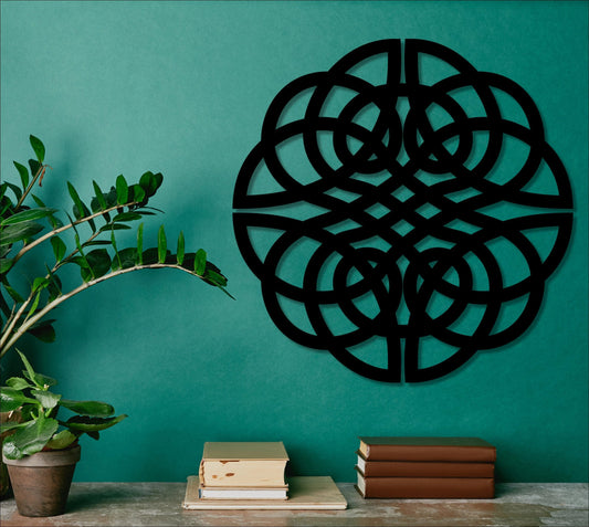 Celtic Knot Cut Metal Sign Wall Metal Art