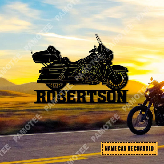 Personalized Motorcycle For Garage Metal Art, Man Cave Decoration, Metal Laser Cut Metal Signs Custom Gift Ideas - 8 inches - metal sign