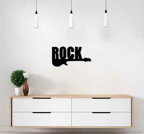Rock Music Metal Wall Sign Living Room Decoration Music Room Wall Sign Gift For Rock Music Fans Rock N Roll Metal Art Classic Rock Art