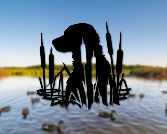Duck Hunting Sign, Dog Duck Hunting Sign, Duck Hunter Gift, Personalized Family Name Sign, Custom Metal - metal sign