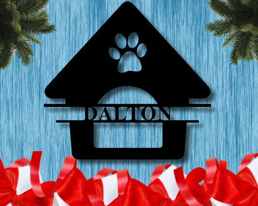Metal Sign For Dog Personalized Dog Gifts Custom Dog Name Sign Pet Name Sign Personalized Gift For Dog - 8 inches - metal sign