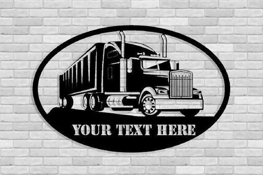 Custom Sign For Business Custom Business Name Sign Gas Station Sign Truck Stop Decor Sign For Trucking Company Business Name Metal Sign - 8 inches - metal sign