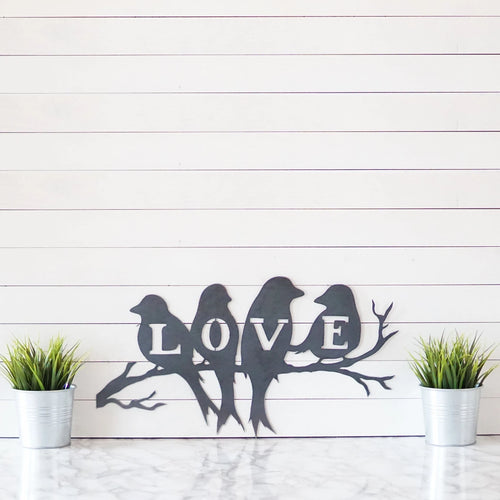 Love Birds Metal Art Bird Bird