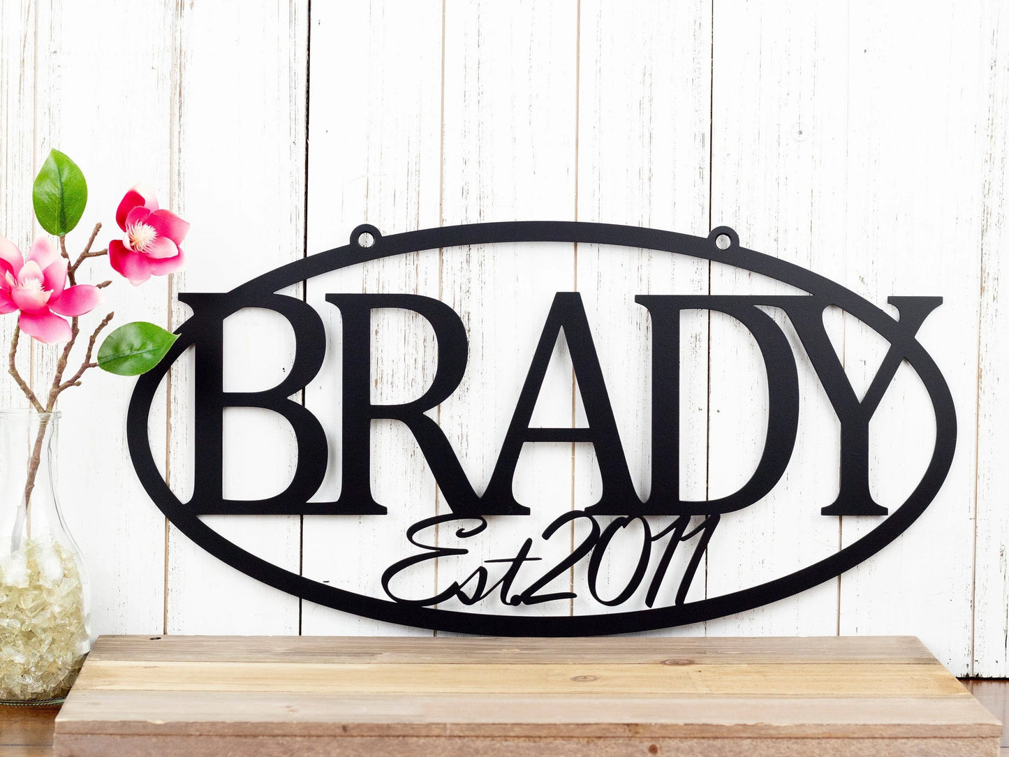 Family Established Metal Sign, Name Sign, Established, Metal Wall Art, Custom Sign, Outdoor Sign, House Sign, Personalized Sign, Laser Cut Metal Signs Custom Gift Ideas