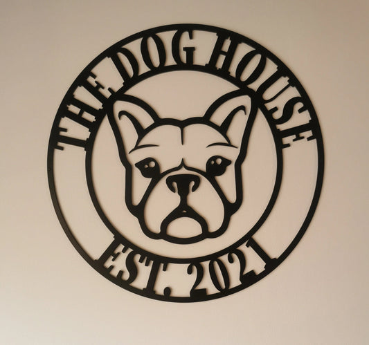 Dog Sign Custom Dog Metal Sign Dog Lovers Sign, Metal Sign Home Sign Custom Metal Dog Sign Personalized - metal sign