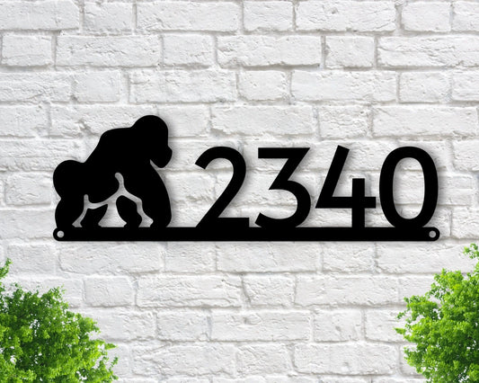 Gorilla Gorilla Gift Gorilla Sign Gorilla Decor Gorilla Lover Zoo Animal Ape Gorilla Expert Custom Street Sign Quality Metal Sign - 8 inches - metal sign