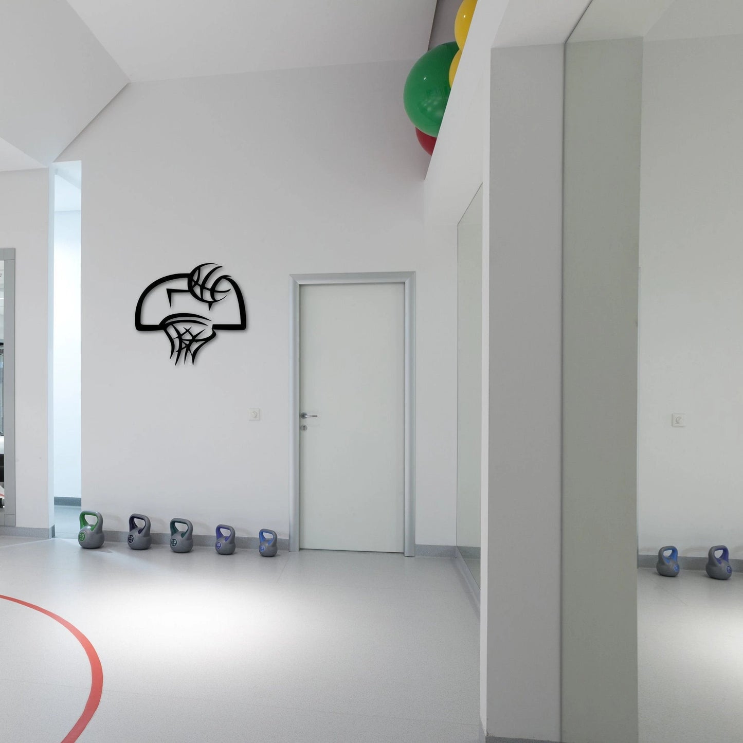 Basketball Hoop Sign Kids Room Decor Basketball Coach's Gift Sports Decor Father's Day Gift For Him Sports Sign