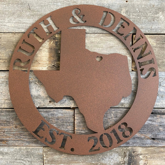 Home Sweet Home Sign Metal Signs Gifts Cut Metal Sign - 8 inches - metal sign