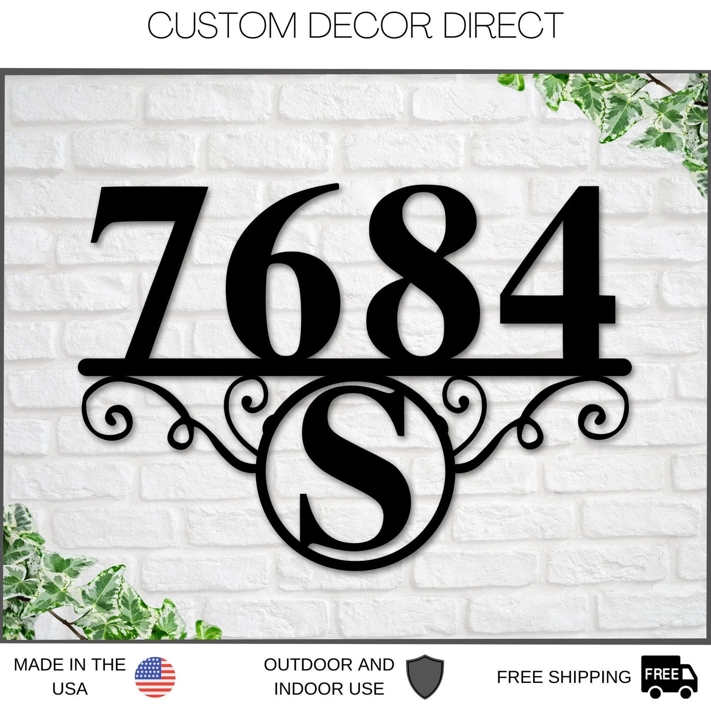 Address Sign, Metal Address Plaque, Metal House Numbers, Custom Address Sign, Home Address Sign, Address Number, Bestseller Laser Cut Metal Signs Custom Gift Ideas