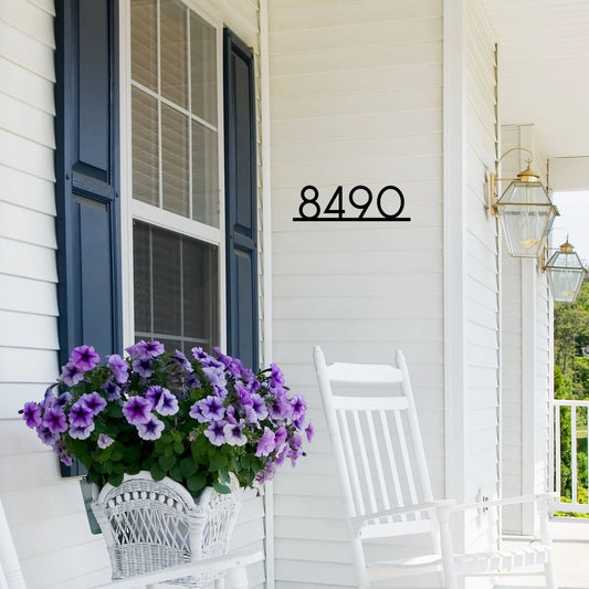 Modern Address Sign, Personalized Home Decor, House Numbers, Housewarming Gift, Address Plaque, Address - metal sign
