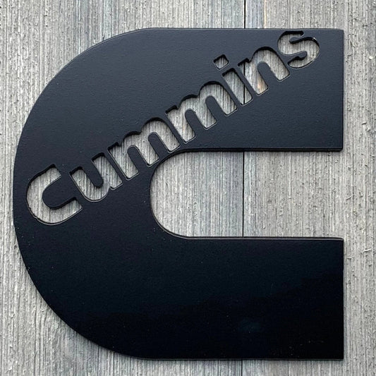 Cummins Metal Sign Cutout, Cut Metal Sign, Wall Metal Art Laser Cut Metal Signs Custom Gift Ideas - 8 inches - metal sign