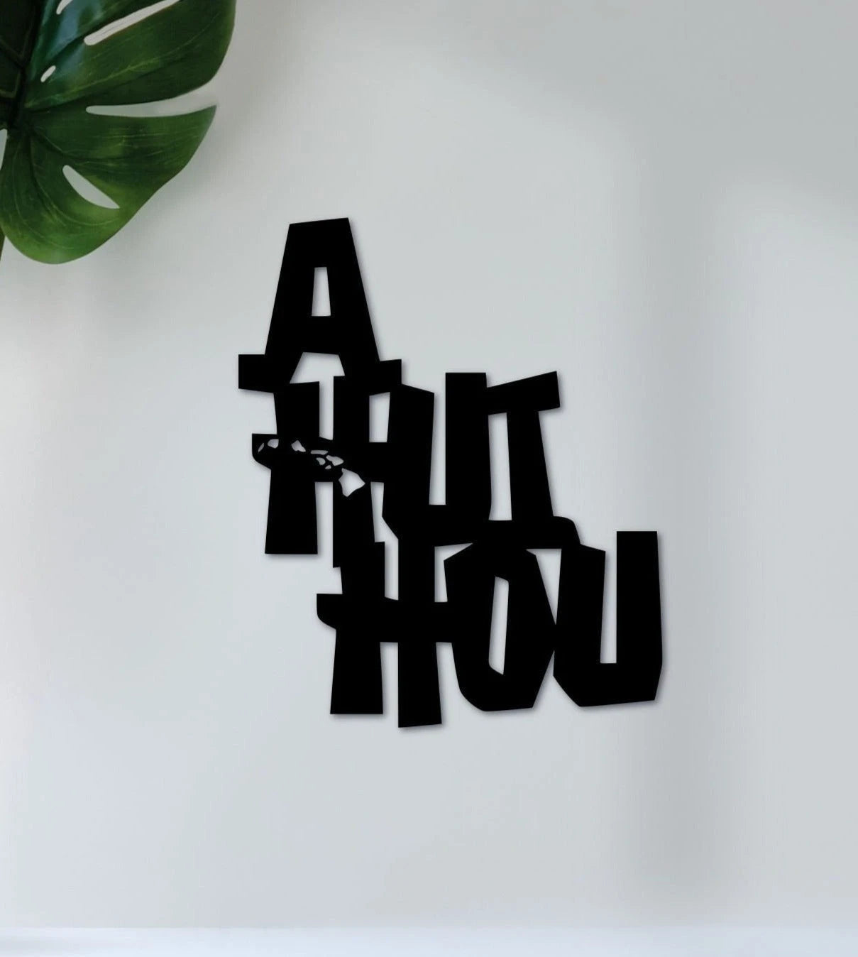 A Hui Hou Hawaiian Sign With Hawaiian Islands Until We Meet Again Hawaiian Saying Wall Quote Hawaii Beach House Decor