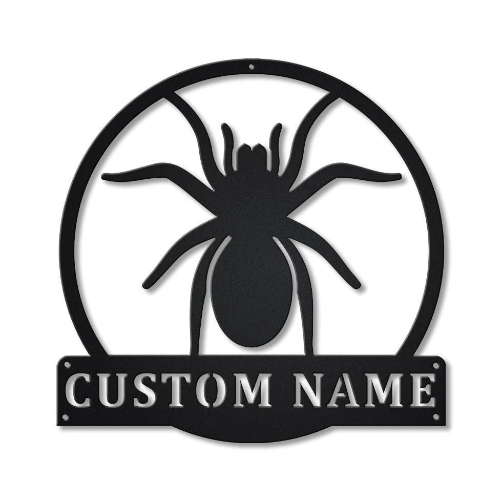 Personalized Tarantula Monogram Metal Sign Art, Custom Tarantula Metal Sign, Tarantula Gifts Funny, Animal Gift, Animal Custom, Laser Cut Metal Signs Custom Gift Ideas
