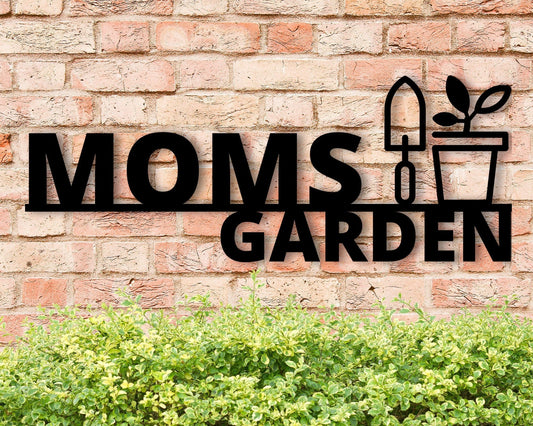 Custom Metal Garden Name Sign Custom Garden Sign Gift For Her Garden Sign Metal Sign Name Sign - metal sign
