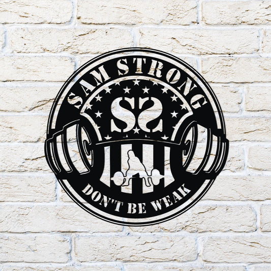 Custom Metal Gym Sign, Usa Gym Sign, Personalized Home Gym Sign, Fitness Club, Fitness Club Sign, Home - metal sign
