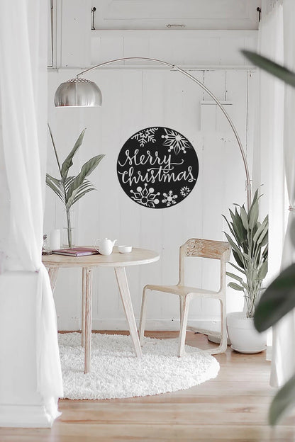 Merry Christmas Metal Wall Decor, Metal Wall Decor, Christmas Tree Decor, Living Room Decor, Housewarming Gift, Christmas Gift, Metal Laser Cut Metal Signs Custom Gift Ideas