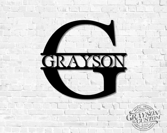 Personalized Custom Monogram Roman Name Sign Rustic Farmhouse Decor Wedding, Anniversary, Or Housewarming - wedding detail