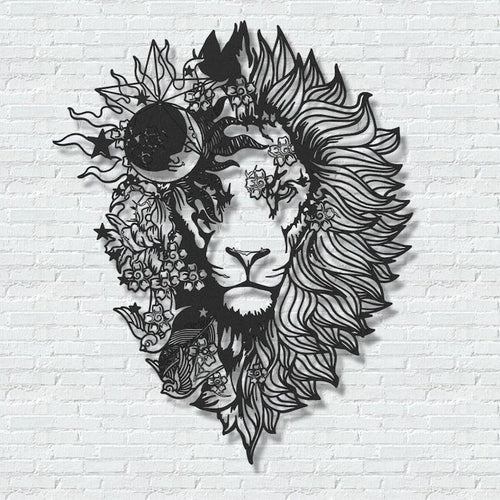 Premium s Myth Lion Housewarming Gift Metal Art Interior Design