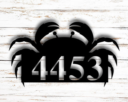 Address Sign House Numbers House Number Plaque Custom Metal Address Sign Beach House Numbers Coastal Door Number Sign Custom Address