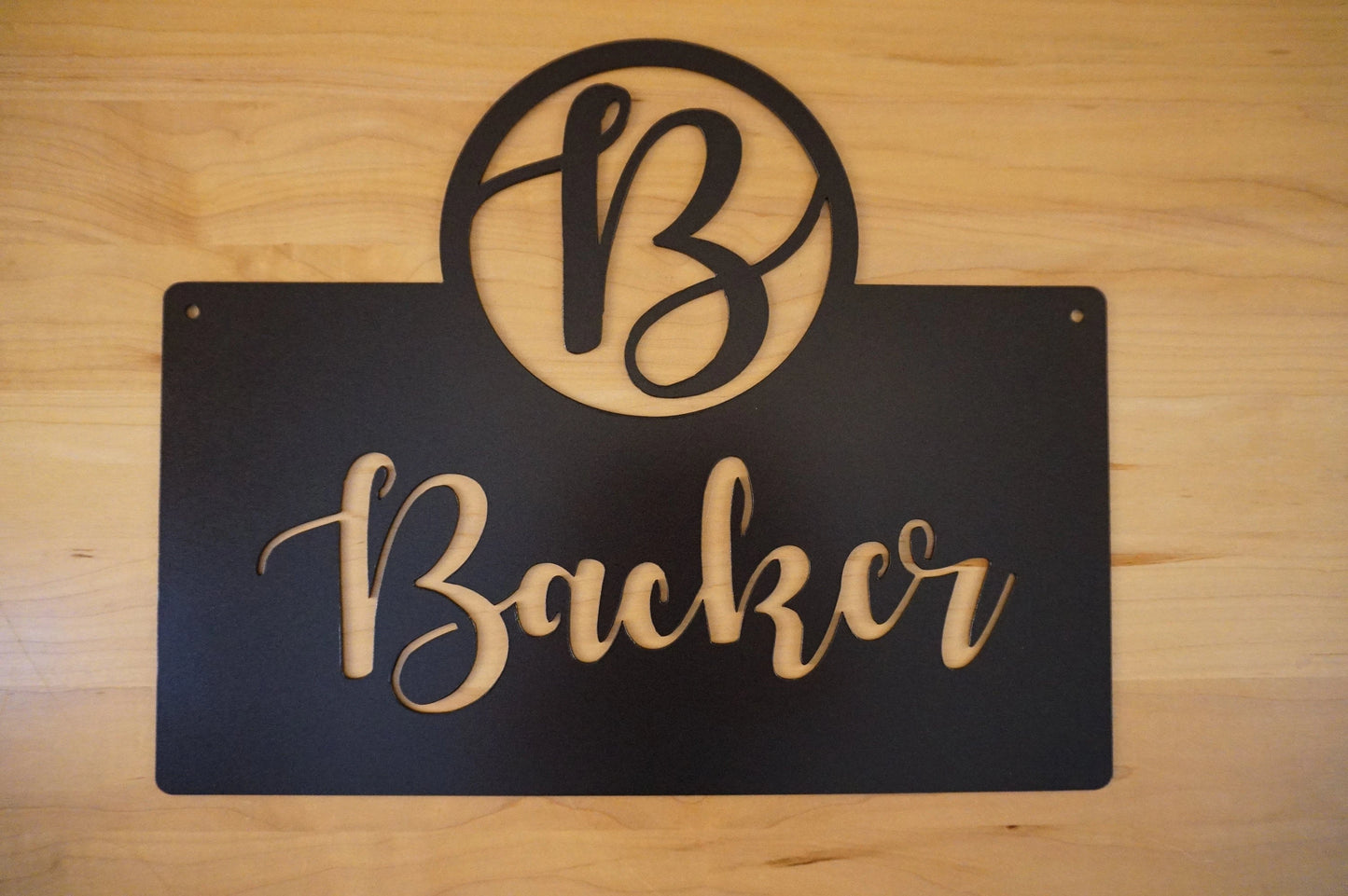 Established Sign, Establish Sign, Custom Metal Sign, Metal Sign Personalized, Metal Word Art, Personalize Metal Sign, Custom Outdoor Sign Laser Cut Metal Signs Custom Gift Ideas