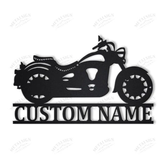 Motorcycle Personalized Metal Wall Decor Iv, Cut Metal Sign, Metal Wall Art, Metal House Sign, Metal - metal sign