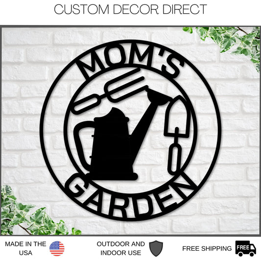 Custom Garden Metal Sign, Personalized Garden Sign, Garden Business Name Sign, Mother's Day Gift, Gifts - metal sign