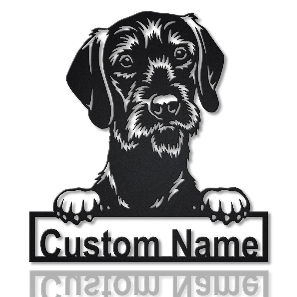 Personalized Short Haired Pudelpointer Dog Metal Sign Art, Custom Short Haired Pudelpointer Dog Metal Sign, Animal Funny, Pet Gift Laser Cut Metal Signs Custom Gift Ideas