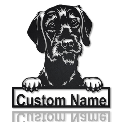 Personalized Short Haired Pudelpointer Dog Metal Sign Art, Custom Short Haired Pudelpointer Dog Metal Sign, Animal Funny, Pet Gift Laser Cut Metal Signs Custom Gift Ideas