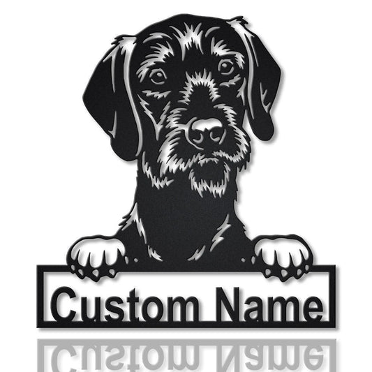 Personalized Short Haired Pudelpointer Dog Metal Sign Art, Custom Short Haired Pudelpointer Dog Metal - metal sign
