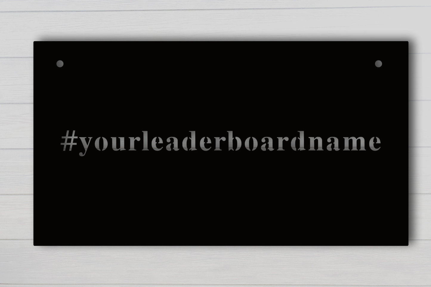 Leaderboard Name Sign Personalized Leaderboard Sign Metal Leaderboard Sign Pelo Leaderboard Sign Century Ride Gift Leaderboard Sign