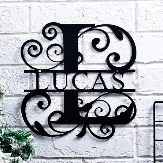 Personalized Metal Sign,custom,last Name Sign,husband Gift,birthday Gift Ideas,groomsmen Gift,7th - wedding detail