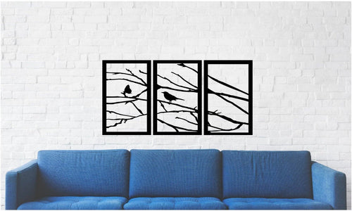 Three Piece Collectable 3 Piece Metal 3 Piece Art